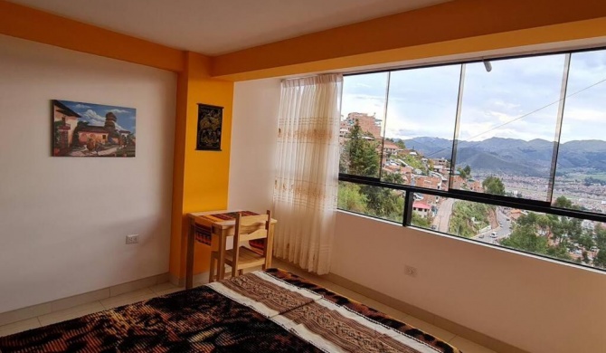 apartamento con vista panoramica al cusco incluye estacionamiento gratis