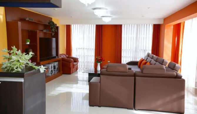 Hermoso apartamento con jacuzzi y gimnasio