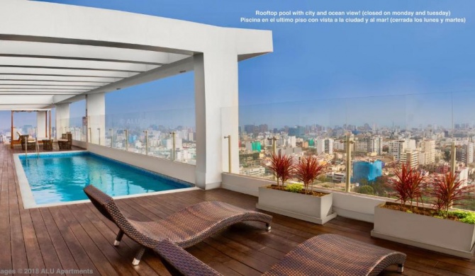 ALU Apartments - Limit with Miraflores Panoramic City View