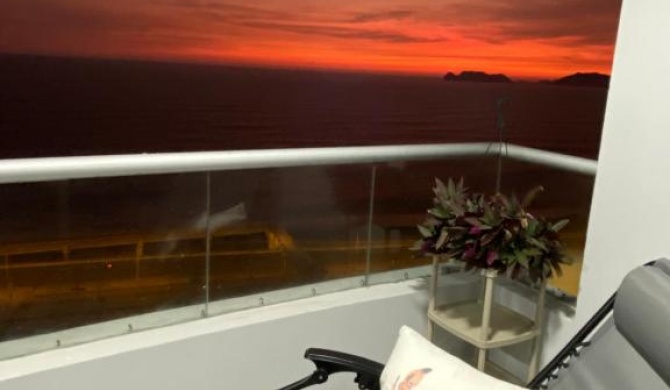 Penthouse con vista al mar